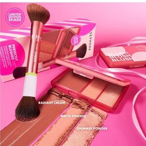 Sephora Collection Perfectly Blushed Makeup Blush and Brush Set